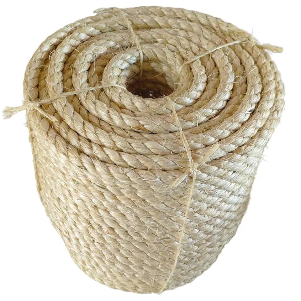 Corda de Sisal 10mm 30 Metros, para Balanço e Artesanatos