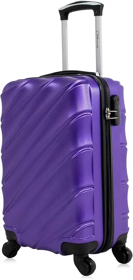 Mala de viagem bordo pequena 10kg Havana Swiss Move Roxa