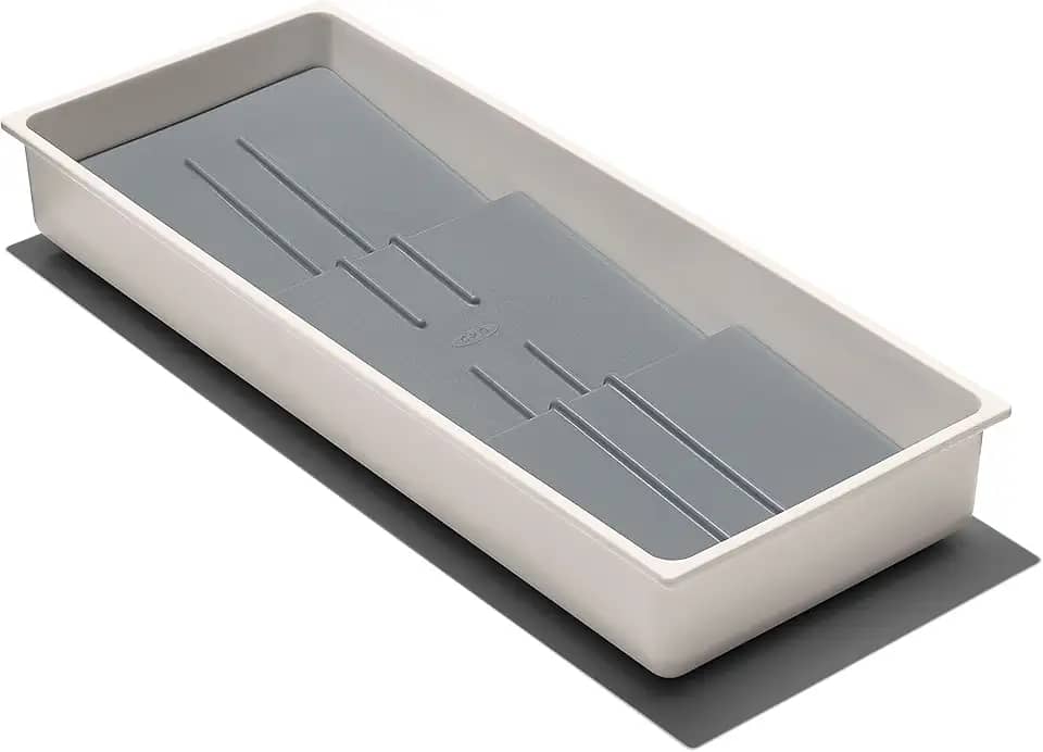 OXO Good Grips Kitchen, organizador compacto de gaveta de especiarias, branco