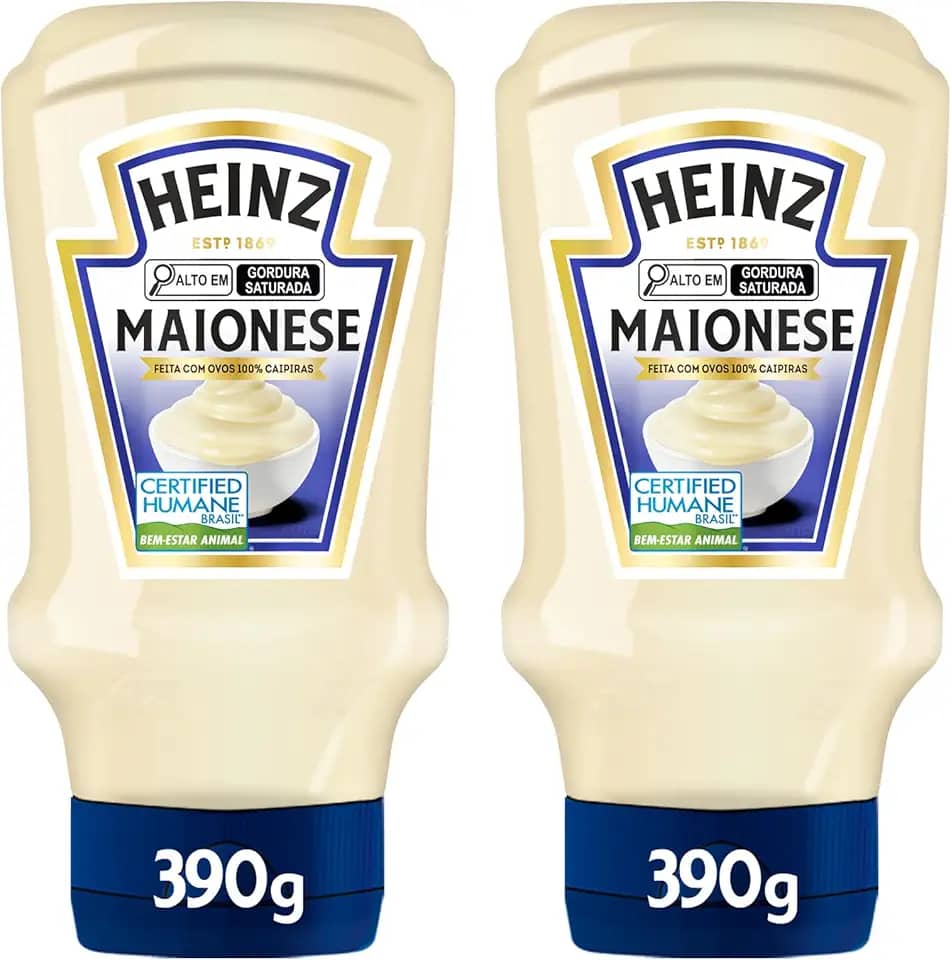 Heinz Pack Maionese Tradicional, 390G - 2 unidades