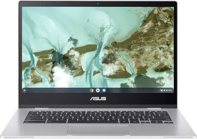 ASUS Chromebook CX1, 14 Polegadas FHD, Intel Celeron N4500, 64 GB SSD, 4 GB RAM, ChromeOS, Prata Transparente