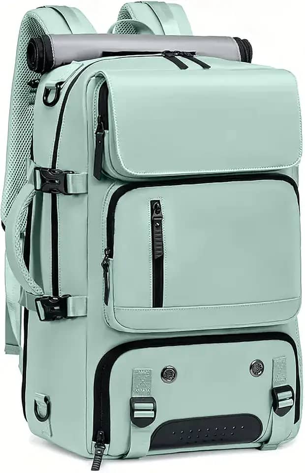 Mochila Reforçada com Compartimentos para Notebook e Tablet – Resistente à Água, USB, Engate de Mala – Masculina e Feminina para Viagem, Trabalho e Dia a Dia