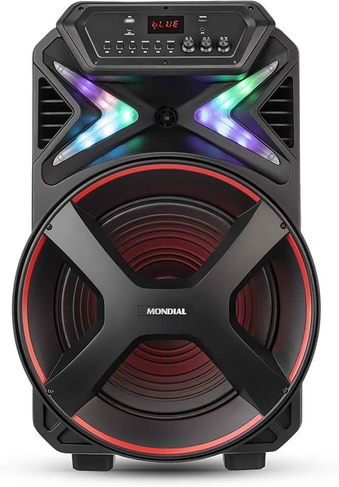 MONDIAL Caixa de Som Amplificada, Connect Lights Plus, Bivolt, 700W RMS - CM-700