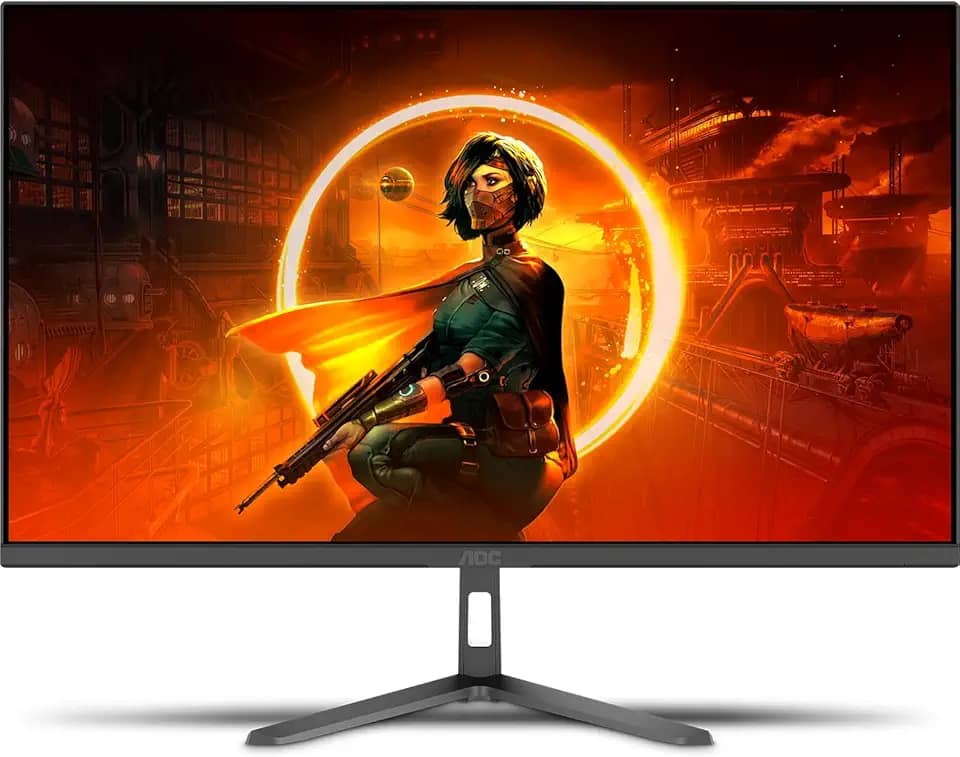 AOC, Monitor Gamer 24” 180Hz, 24G30E, 1ms, HDR, IPS