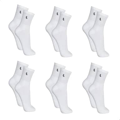 Kit 6 Pares Meias Lupo 3245 Cano Médio Algodão - Sortido