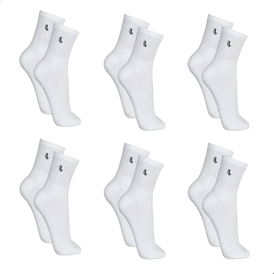Kit 6 Pares Meias Lupo 3245 Cano Médio Algodão - Sortido