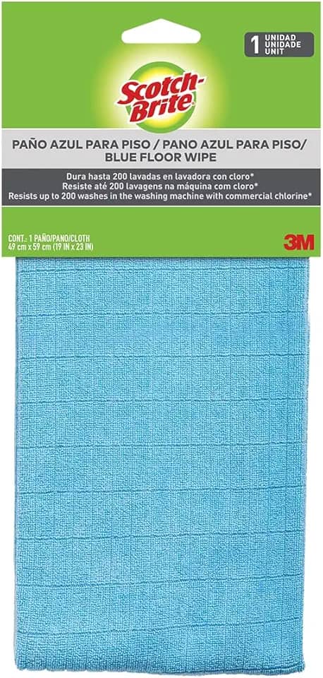 Scotch-Brite, 3M, Super Pano de Chão para Limpeza, Azul - 01 unidade