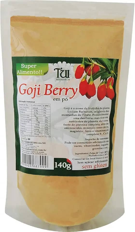 TUI ALIMENTOS Goji Berry Em Pó - 140 G