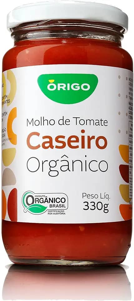 Molho de Tomate Caseiro Orgânico Origo 330g