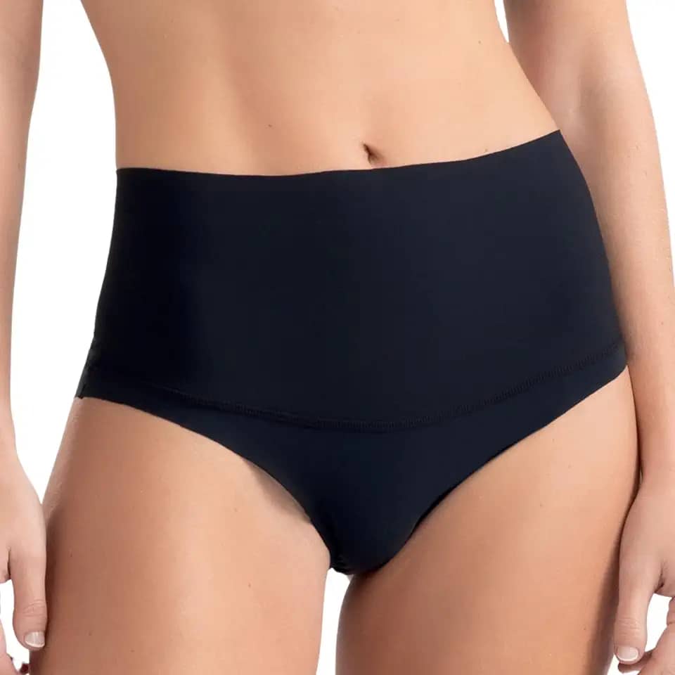 Calcinha Modeladora Corte a Laser Não Marca Cintura Alta Microfibra She By Mash