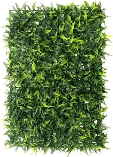 20 Placas Jardim Vertical Samambaia Grama 60x40 Artificial Painel Verde Jardim Planta Parede Muro Inglês