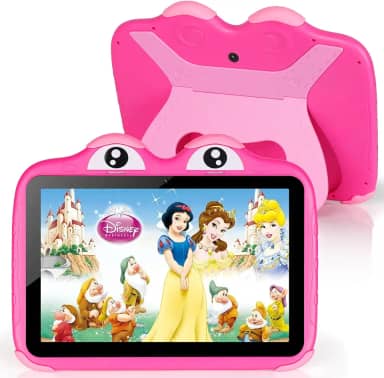 Tablet infantil de 10,1 polegadas para crianças, Android 11 64 GB, tablets infantis com capa, Google Play, YouTube, câmara dupla, WiFi, Bluetooth, aplicações pré-instaladas, educação, tablet de