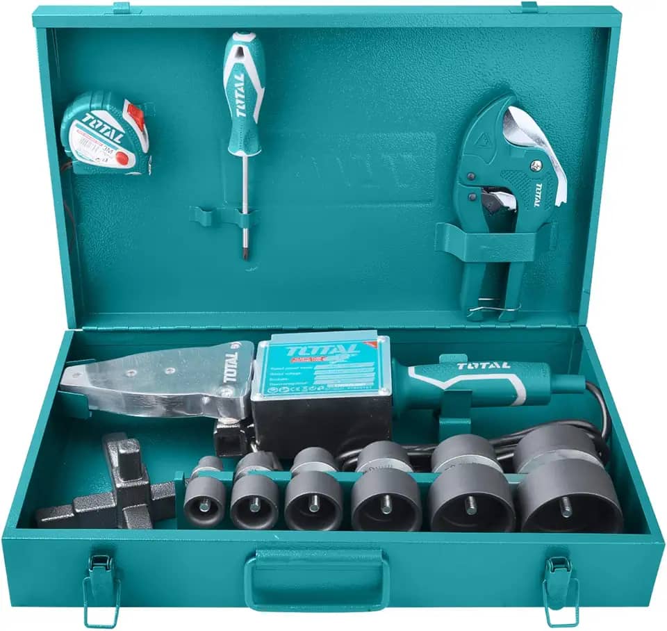 Máquina De Termofusão termofusora Total Tt328151 1500w Acessórios Para Caixa De Metal