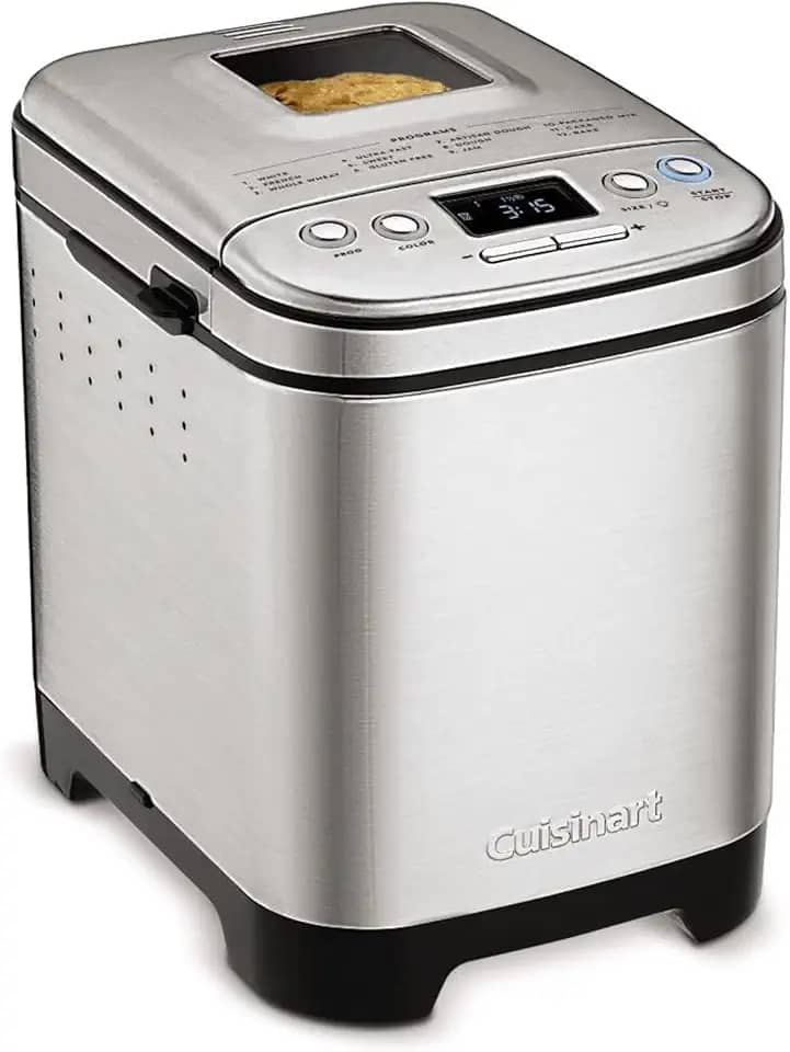Cuisinart Máquina de fazer pão, pão de até 2 kg, novo compacto automático