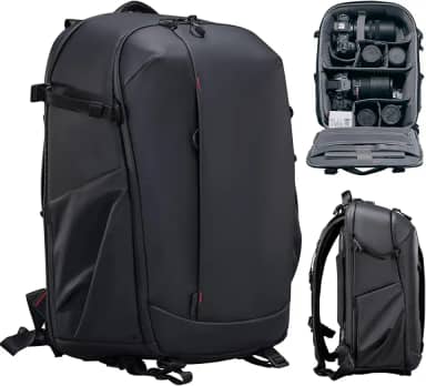 ULANZI Mochila Profissional para Fotógrafos, Resistente à Água, Antifurto, com Suporte de Tripé para Lente de Câmera e Espaço para Laptop de 16"