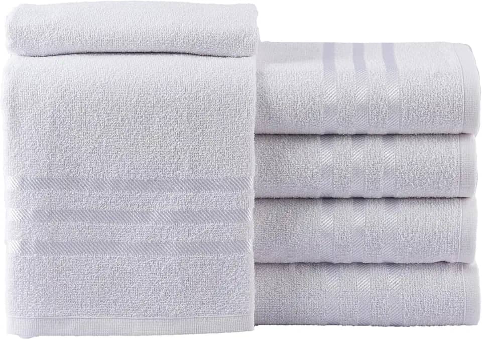 Kit de 10 Toalhas de Rosto Para Salão de Beleza Algodão, Branca e Preta Absorvente Secagem Rápida (branca)