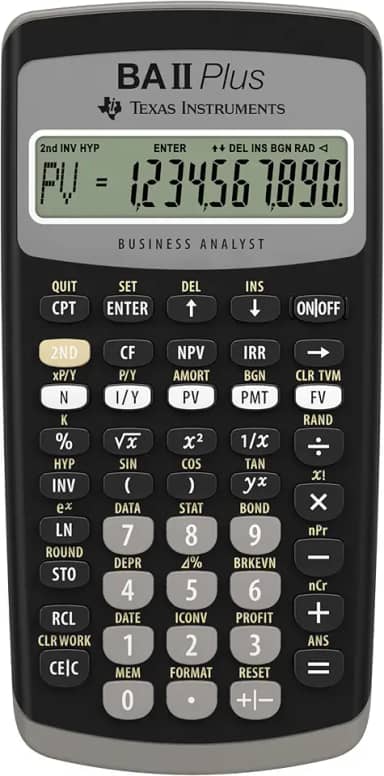 Texas Instruments Calculadora financeira BA II Plus