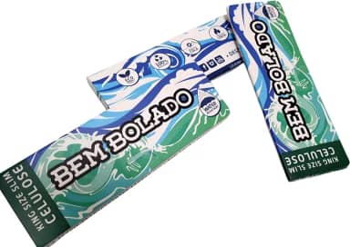 Kit Seda Celulose Transparente Bem Bolado Para Cigarros Com 3 Livretos King Size Slim