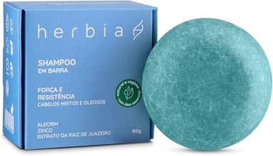 Shampoo em Barra para Cabelos Mistos e Oleosos Herbia 80g