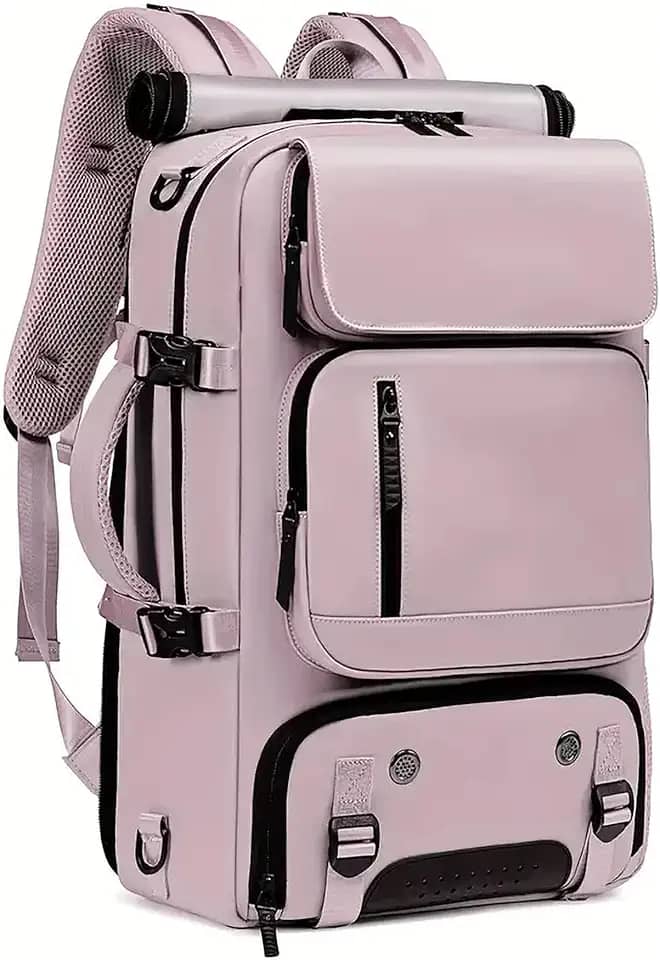 Mochila Reforçada com Compartimentos para Notebook e Tablet – Resistente à Água, USB, Engate de Mala – Masculina e Feminina para Viagem, Trabalho e Dia a Dia