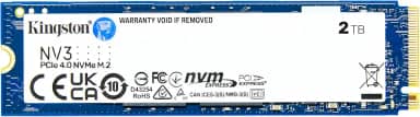 Kingston NV3 2TB M.2 2280 NVMe SSD | PCIe 4.0 Gen 4x4 | Até 6000 MB/s | SNV3S/2000G