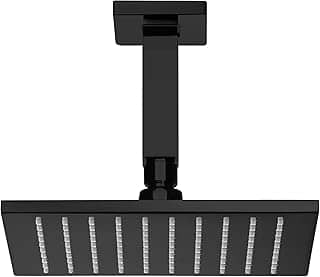 Ducha LorenQuadra Black de teto 5014 B16 Lorenzetti