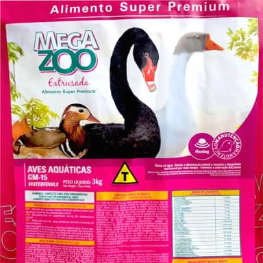 Ração Megazoo Aves Aquáticas Manutenção (GM15) 3Kg