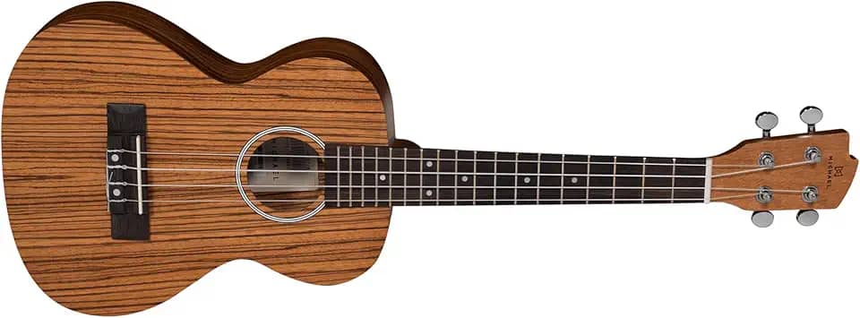 UKULELE ACÚSTICO MICHAEL TENOR ZEBRA WOOD MK27 ZB