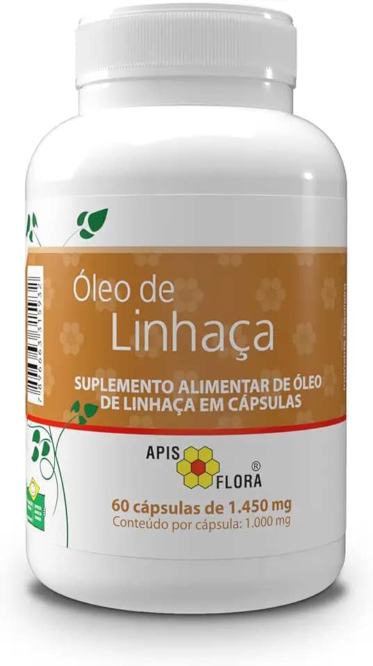 Apis Flora Óleo De Linhaça - 60 Cápsulas De 1 G