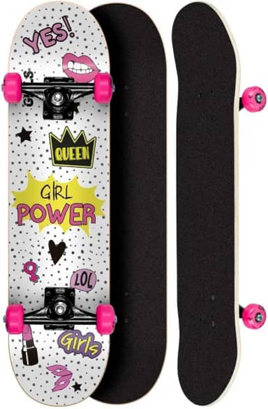 Skate Montado Profissional Cisco Feminino Collage 8"