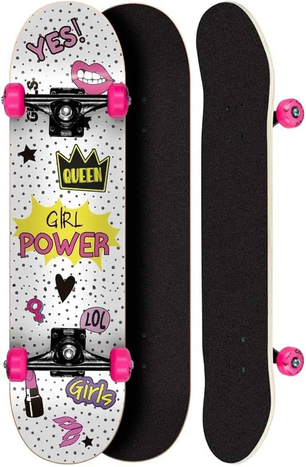 Skate Montado Profissional Cisco Feminino Collage 8"