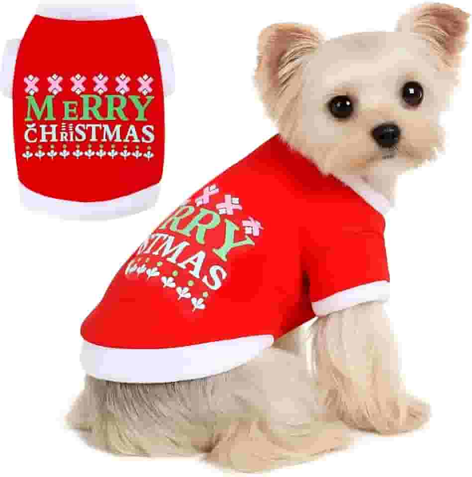 Roupas de Natal para cães, suéter de Natal para cachorro de lã para roupas chihuahua Yorkie, suéter de lã para cães outono inverno masculino feminino, grande