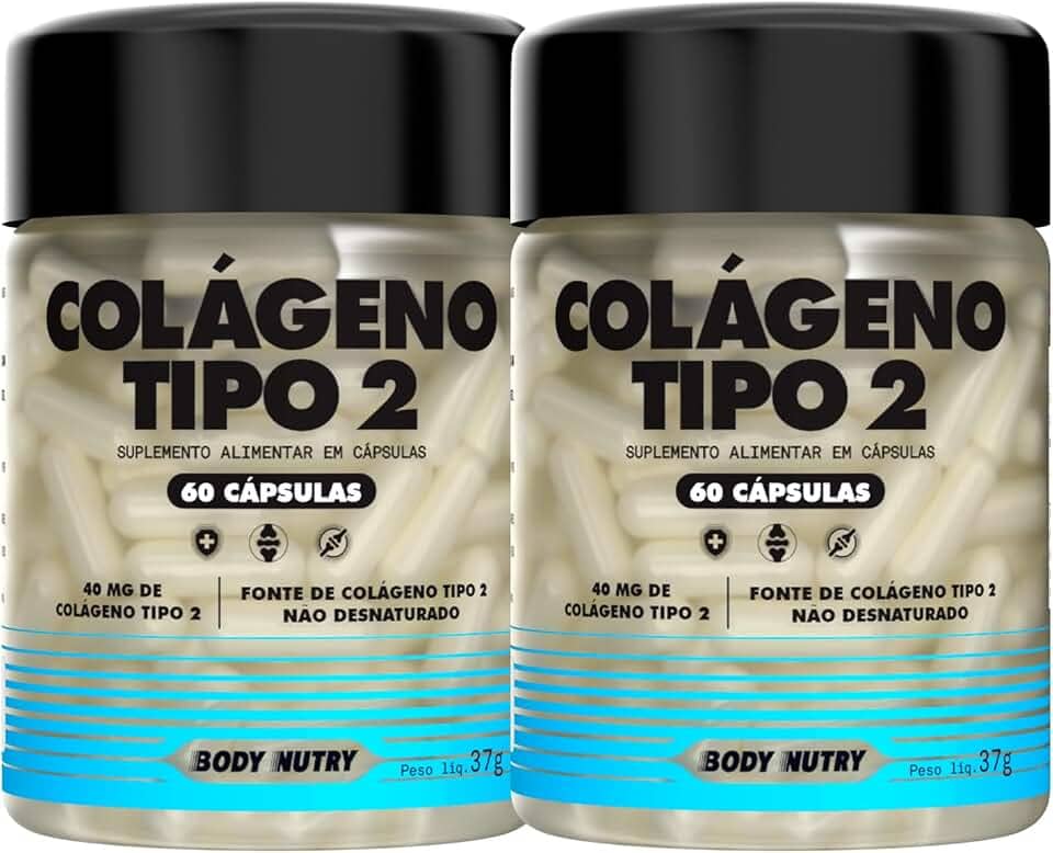 Kit 2x Colageno Tipo 2 + Joelho E Articulação 60 Caps