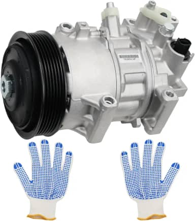 Compressor de ar condicionado AC com embreagem serve para Corolla 1.8L 2014 2015 2016 2017 2018 2019 Substitui 88310-02850, 8831002850