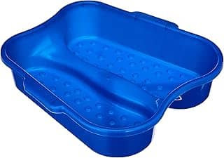Sheila Bacia Pedicure Azul - Ideal para Escalda Pés e Manicure, Bacia para Spa dos Pés e Pedicure em Casa