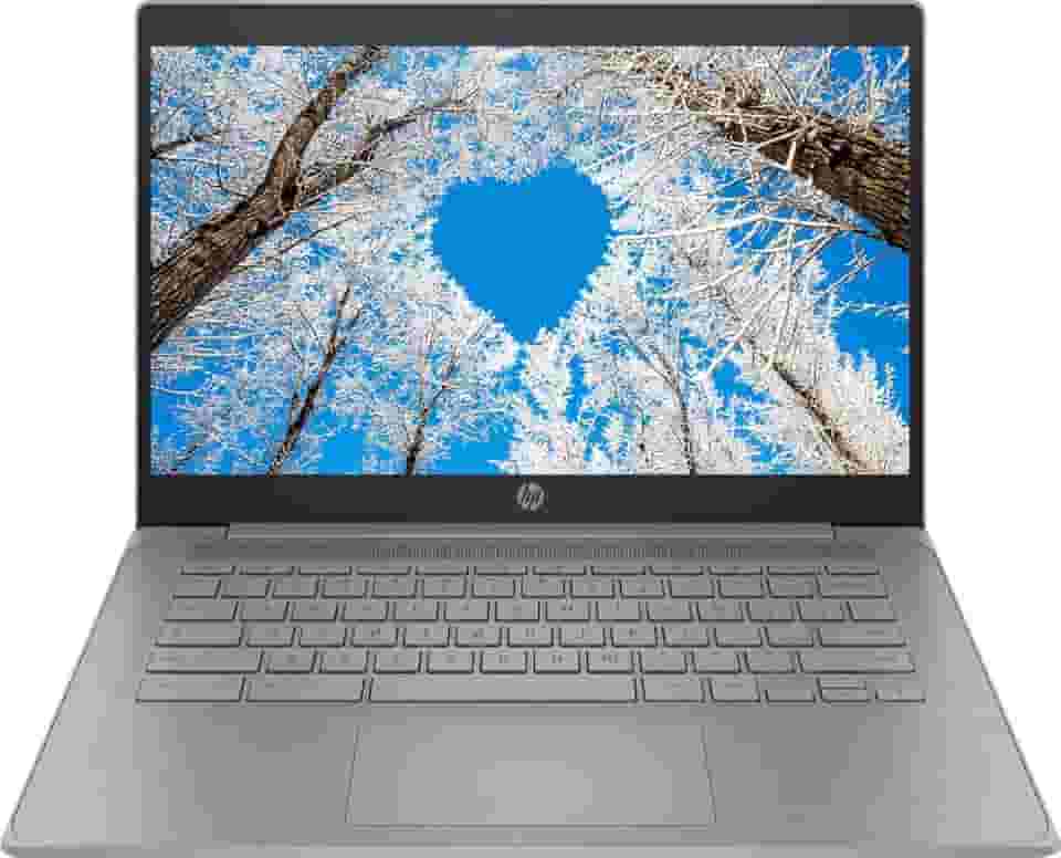 HP Laptop Estudantil Chromebook 14 Hd Topo De Linha, Processador Intel Pentium Quad-Core N4120, 4 Gb De Ram, Emmc De 64 Gb, Wi-Fi 5, Webcam, Bluetooth, Reunião Via Zoom, Chrome Os, Com Acessório Gm