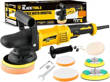 Politriz Eletrica Roto Orbital 15mm 5 E 6 Pol 950w 127v Pro950 The Black Tools