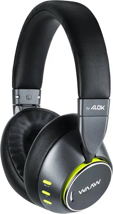 WAAW by ALOK Fone de Ouvido SENSE 210 Bluetooth Over Ear com Conectividade P2 e Bateria de Até 40 Horas