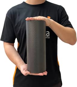 Rolo de Massagem Miofascial Em EVA 30x12cm Pilates Yoga Preto DF1140-PT Dafoca Sports