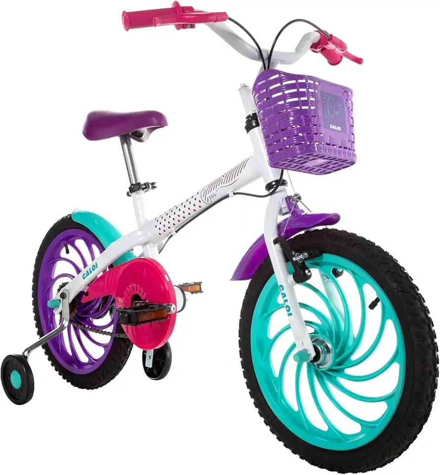 Caloi Bicicleta Infantil Ceci, Aro 16, Branca