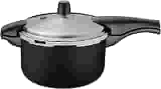 Panela de Pressão Tramontina Vancouver Effect em Alumínio com Revestimento Interno e Externo em Antiaderente Starflon Max Preto 24 cm 6 L