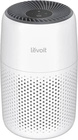LEVOIT Purificador de ar para quarto doméstico, filtro de ar HEPA ultra silencioso com esponja de fragrância e 3 velocidades para dormir melhor, alergias, poeira, odor, animais de estimação, fumaça,
