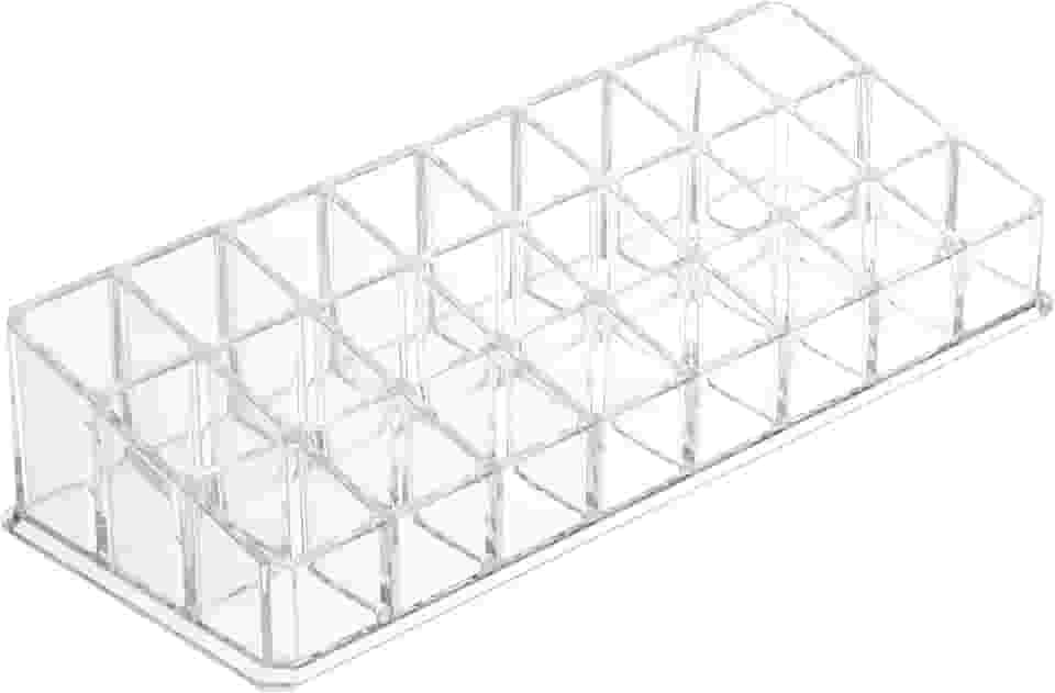 Porta Batom e Organizador de Maquiagem de 24 Lugares