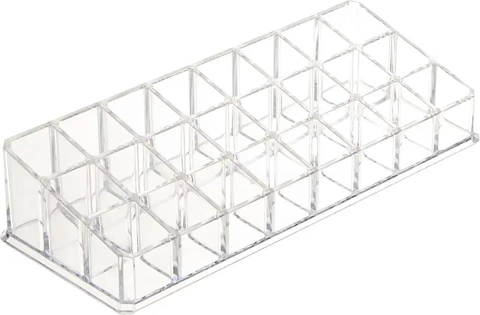 Porta Batom e Organizador de Maquiagem de 24 Lugares