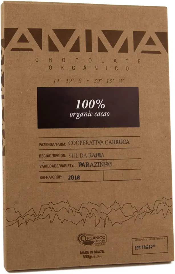 Chocolate 100% Cacau Orgânico 500g