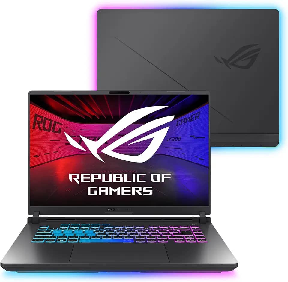 Notebook ASUS ROG Strix G16, Intel Core i9, RTX 5060, 16 GB, 512 GB SSD W11 Home, 16.0'', Eclipse Gray - G615JMR-S5001W