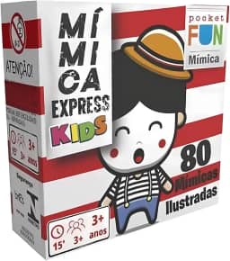 Jogo Mímica Express com 40 Cartas Pocket Ilustradas Cooper Fun - 00133