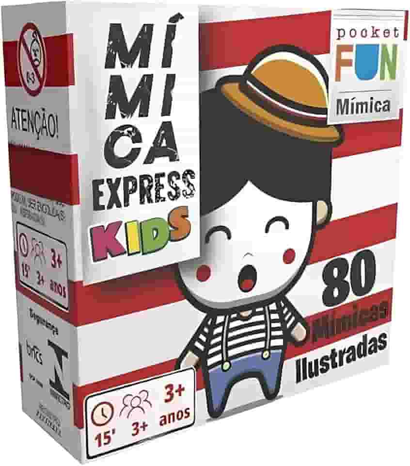 Jogo Mímica Express com 40 Cartas Pocket Ilustradas Cooper Fun - 00133