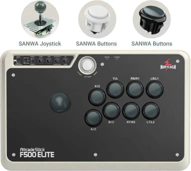 May Flash F500 Elite USB Video Game Controller, Compatible with Xbox Series S/X, Xbox One, Switch, PlayStation 4, PC Windows