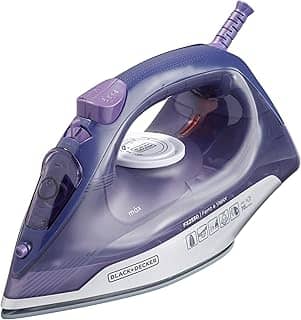 BLACK+DECKER Ferro de Passar Roupa à Seco ou à Vapor, Com Base Ceramic Gliss, Potência de 2000W, Modelo FX2550, 220V